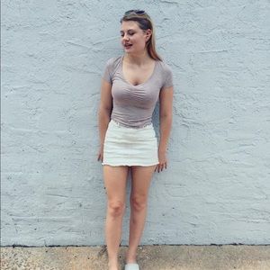 Vanilla Star White Mini-Skirt Size 0